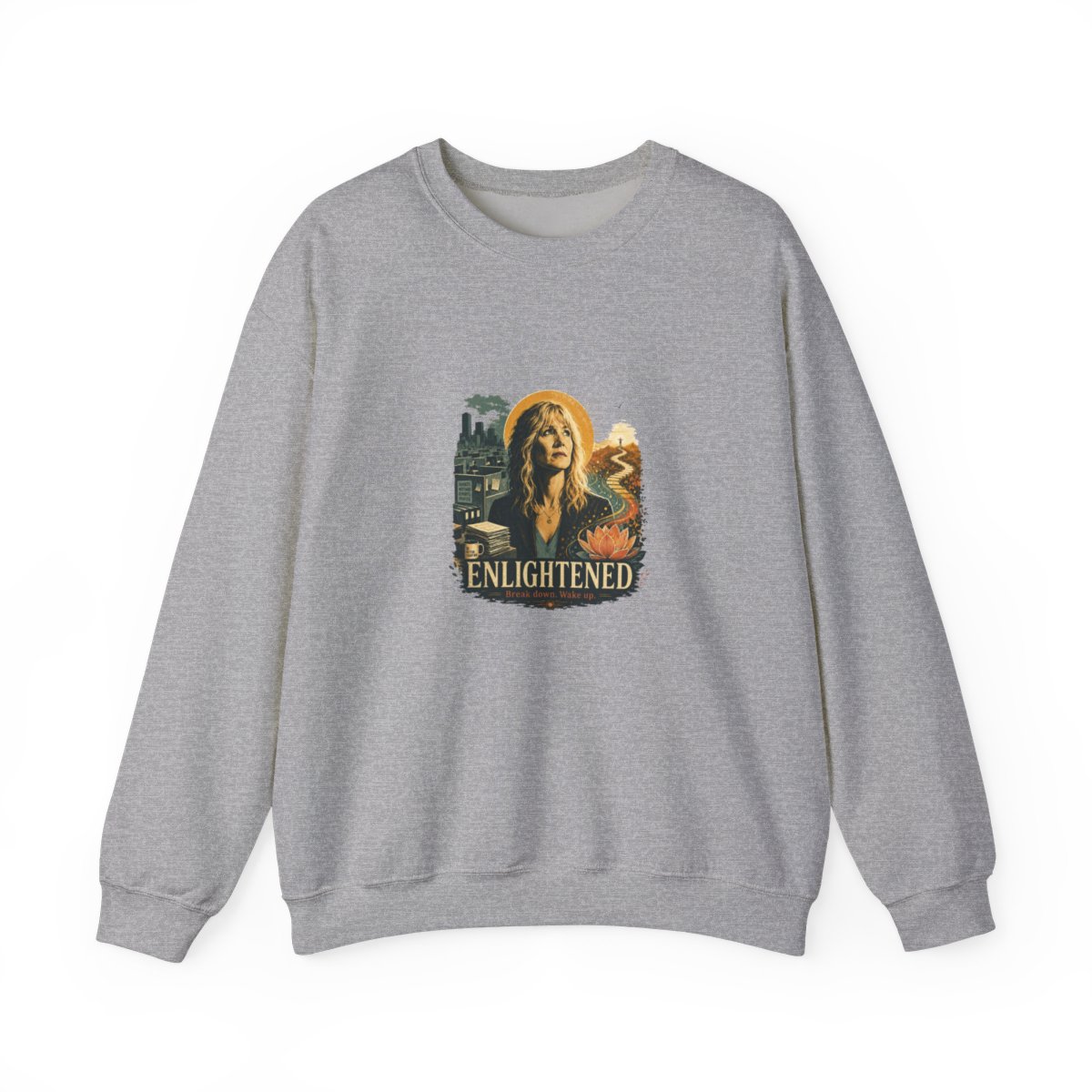 Enlightened Crewneck Sweatshirt #4 - alternate angle 2, merchandise