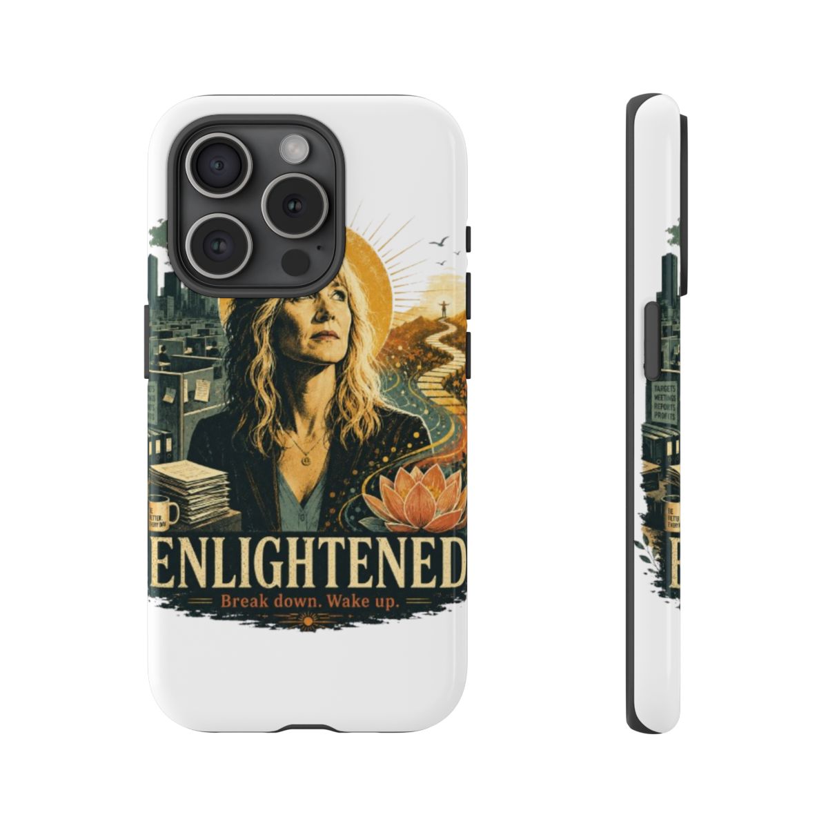 Enlightened Phone Case - alternate angle 3, merchandise