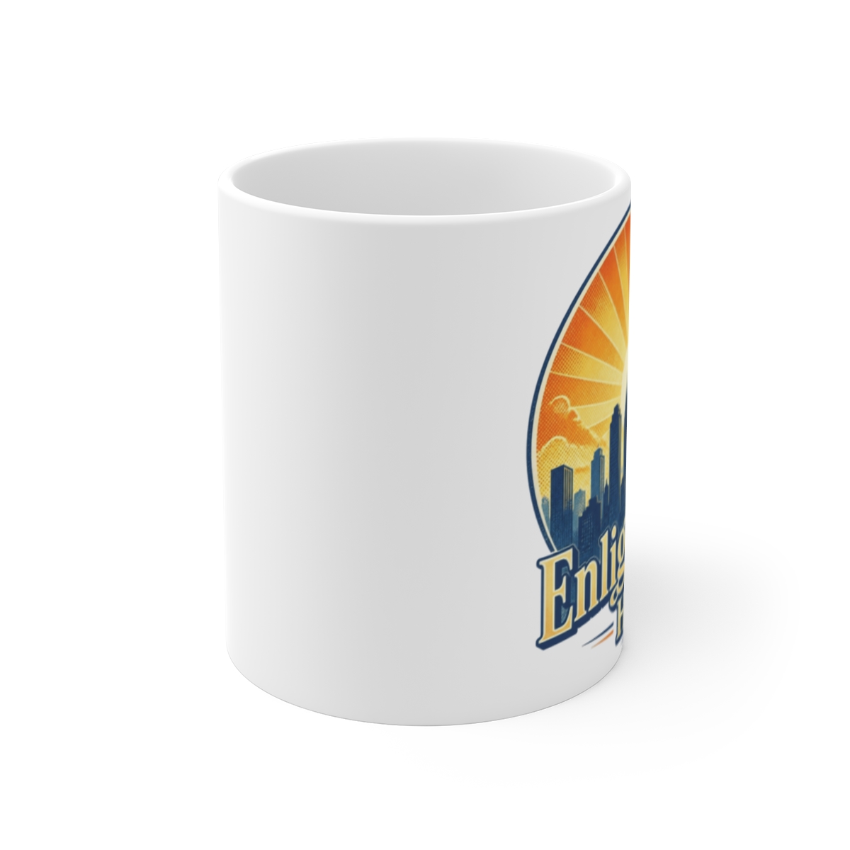 Enlightened "Enlightened HBO" White Mug - alternate angle 1, merchandise