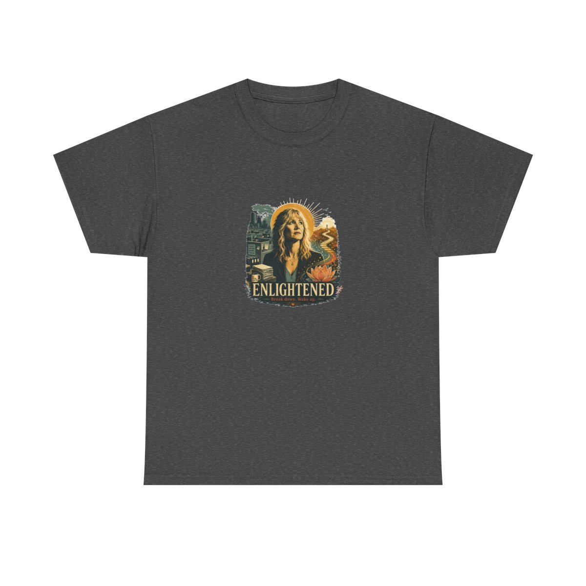 Enlightened Heavy Cotton Tee #4 - alternate angle 4, merchandise