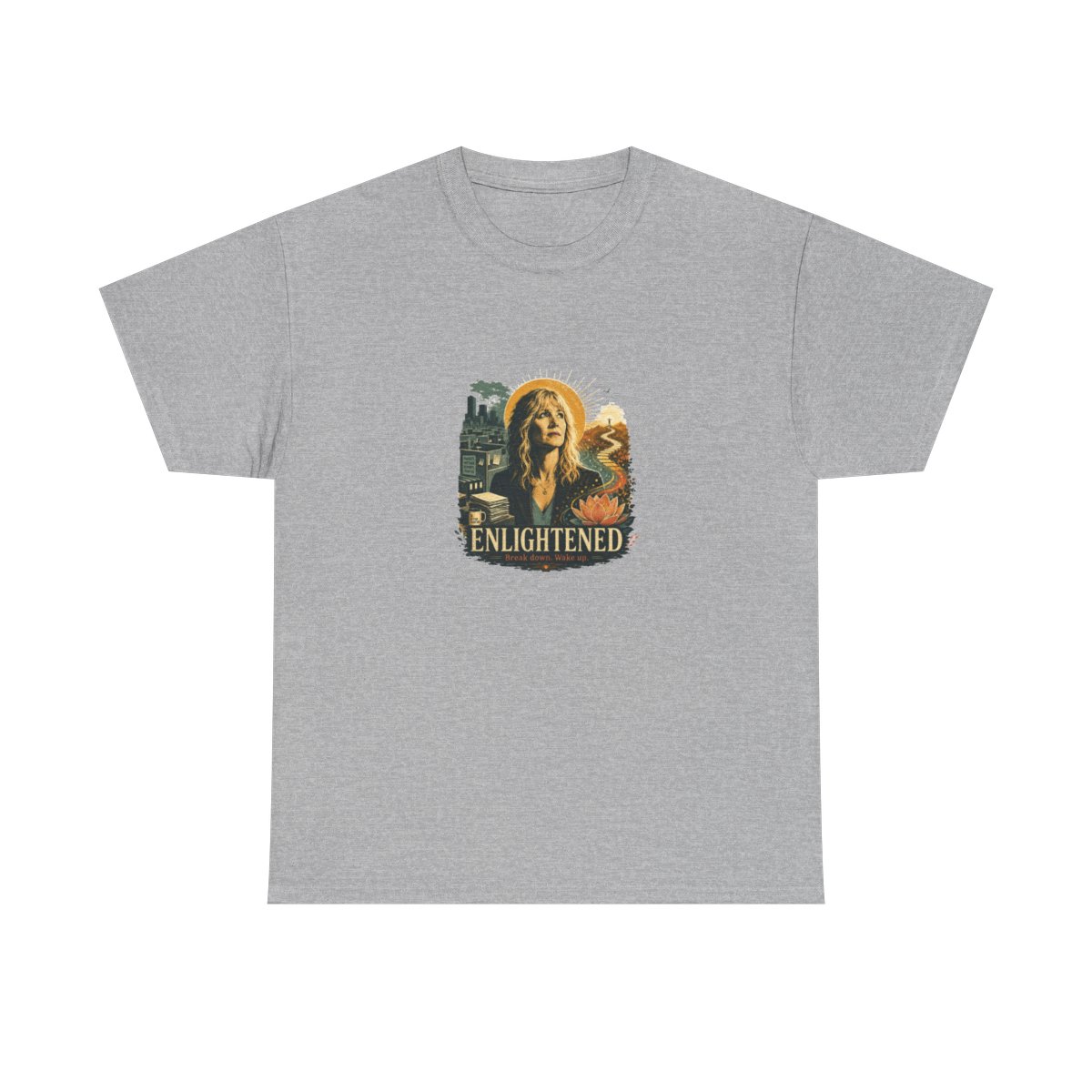 Enlightened Heavy Cotton Tee #4 - alternate angle 3, merchandise