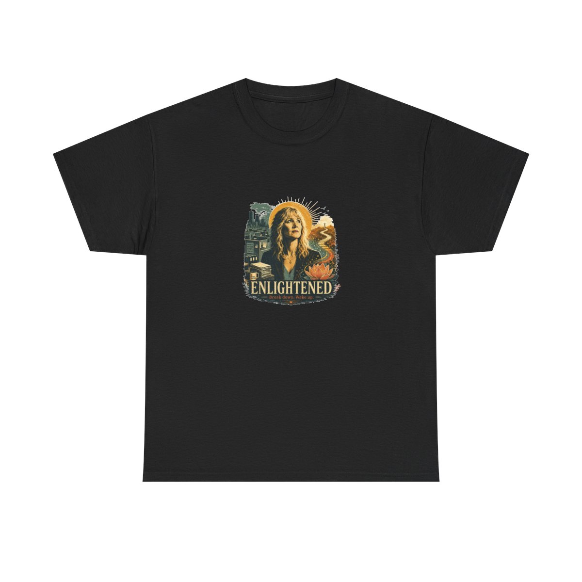 Enlightened Heavy Cotton Tee #4 - alternate angle 2, merchandise